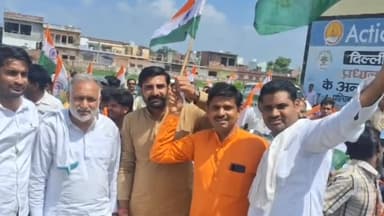 कैराना: भाजपा कार्यकर्ताओं ने देशभक्ति के जज्बे के साथ झिंझाना कस्बे से कैराना तक निकाली तिरंगा बाइक यात्रा