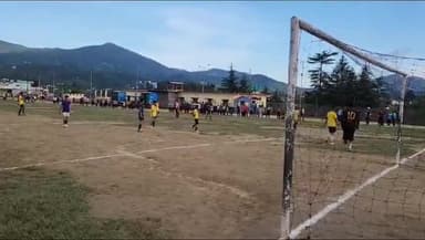 चम्पावत: मिनी गोरल कप अंडर 14 फुटबॉल फाइनल मुकाबले में एबीसी ने माउंट कार्मल को टाइ ब्रेकर में तीन एक से हराया