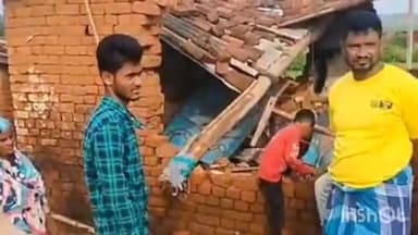 विष्णुगढ़: विष्णुगढ़ के नवादा, कुसुंभा तथा बरहमोरिया में हाथियों के झुंड ने मचाई तबाही, घर तोड़े तथा फसलों को किया बर्बाद