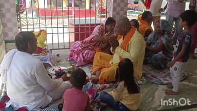 लखीसराय: नगर थाना क्षेत्र के गढ़ी बिशनपुर गांव में 48 घंटे का अखंड रामाधुनी की हुई शुरुआत।