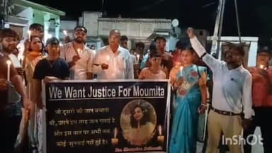 विष्णुगढ़: कोलकाता की महिला चिकित्सक के साथ हुए अमानवीय घटना को लेकर विष्णुगढ़ के अखाड़ा चौक से निकाला गया कैंडल मार्च