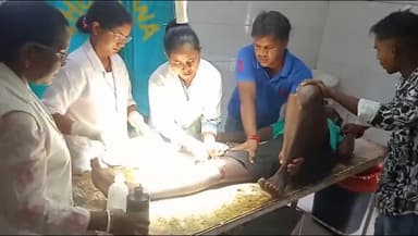 बरहरुवा: बरहरवा-दिग्घी पथ पर दो बाइकों की भिड़ंत में चार लोग हुए घायल