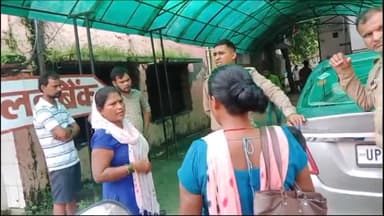 हरदोई: मेडिकल कालेज गेट पर दबंग महिला ने महिला तीमारदार को पीटा, मौके पर पहुंची पुलिस तो भाग गई दबंग महिला