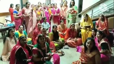 जालौर: जालौर गुरुवार रात्रि में फतेह रॉयल रेजिडेंसी कॉलोनी में उत्साह वह श्रद्धा के साथ मनाया कजली तीज का पर्व