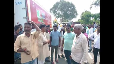 पांकी: भारत बंद  का असर पाकी में रहा