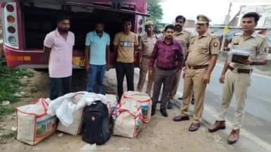 आंवला: आंवला के भमोरा क्षेत्र में डबल डेकर बस से 5 थैले अवैध डोंडा बरामद हुआ