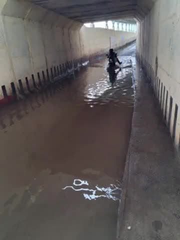 उदवंत नगर: बसौरी पथ आरा सासाराम रेलमार्ग पर अंडरपास मे पानी भरने से लोग परेशान