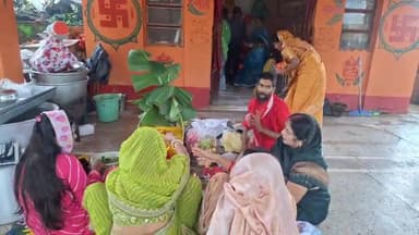 सिमडेगा: श्री कृष्ण जन्माष्टमी के मौके पर सिमडेगा थाना स्थित हनुमान मंदिर प्रांगण में सामूहिक पूजन का हुआ आयोजन