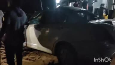 बाप: नोख क्षेत्र के NH 911 पर हुआ भीषण सड़क हादसा, तेज रफ्तार कार के सामने अचानक ऊंट के आने से हुआ हादसा