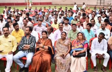 ग्वालियर गिर्द: बिरला नगर क्षेत्र में स्थित श्याम वाटिका में आयोजित कार्यक्रम में पहुंचे ऊर्जा मंत्री प्रद्युमन सिंह तोमर