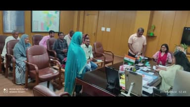 हज़ारीबाग: उपायुक्त कार्यालय में जनता दरबार का हुआ आयोजन, लोगों की समस्याओं का जल्द होगा समाधान