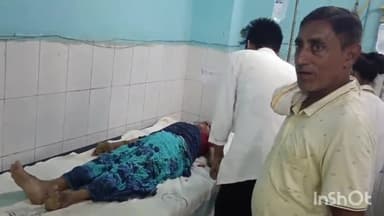 लखीसराय: नगर थाना क्षेत्र के झूलौना मोड़ के पास अनियंत्रित टैंपो दूसरे वाहन से टकराया, महिला घायल