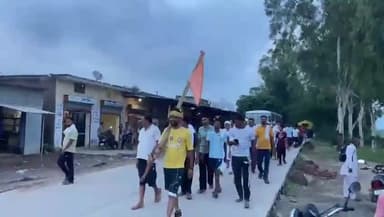 पंचकूला: बरवाला खण्ड के टोका से गोगा मेरी बागड़ राजस्थान के लिए श्रद्धालु हुए रवाना, 11वीं पैदल यात्रा