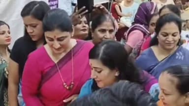 जगाधरी: गुप्ता पैलेस में भाजपा की ओर से महिला सम्मेलन में मुख्य अतिथि के रूप में पहुंची दिल्ली की संसद बांसुरी स्वराज