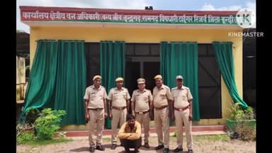 इंद्रगढ़: इंद्रगढ़ इंद्राणी बांध पर राष्ट्रीयपक्षी मोर का शिकार करने के मुख्य आरोपी को गिरफ्तार का न्यायालय में पेश किया, भेजा जेल