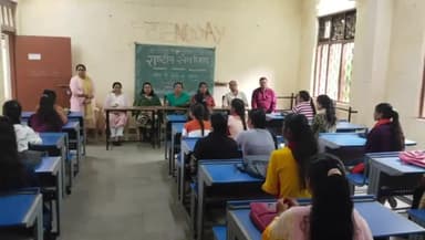 गुना नगर: मेजर ध्यानचंद जयंती के अवसर पर शासकीय कस्तूरबा कन्या महाविद्यालय में कार्यक्रम का किया गया आयोजन