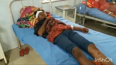 चित्तौड़गढ़: नरधारी  के पास राजमार्ग पर करते अज्ञात वाहन की टक्कर से बाइक सवार घायल, बेहोशी की हालत में लाया गया हॉस्पिटल