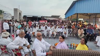 पंचकूला: सत्ता के नशे में नींद में सो रही बीजेपी सरकार काे 5 अक्तूबर काे जनता देगी जोर का झटका, टिब्बी गांव में पूर्व मेयर ने कहा