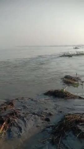 मुंगरार में कोशी के कटाव को रोकने के लिए ग्रामीण ने किया प्रयास, सरकार लापरवाह।