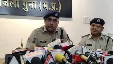 गुना नगर: चांचौड़ा थाना क्षेत्र में हुई दो सनसनीखेज लूट और डकैती के पांच आरोपी गिरफ्तार, 7.33 लाख का माल बरामद