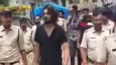 हुज़ूर: भोपाल के हनुमानगंज थाना पुलिस ने गोली कांड के आरोपी का निकाला जुलूस