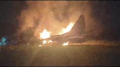 बस्सी: बाड़मेर में मिग 29क्रेश धमाके के साथ आग लगी हादसे से पहले सुरक्षित निकल गए पायलट सुनसान इलाके में गिरा फाइटर प्लेन
