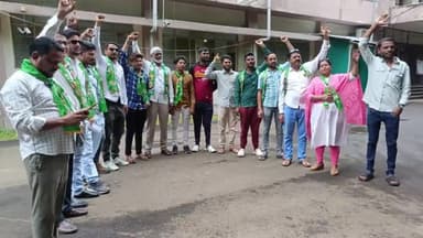 धुळे: आ. राणे यांच्यावर गुन्हा दाखल करून त्यांना तात्काळ अटक करण्यात यावी यासाठी एमआयएम पक्षाचे जिल्हाधिकारी यांना निवेदन.