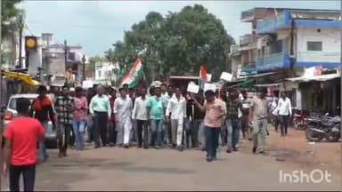 बटियागढ़: कांग्रेसियों ने किसानों के हक में मुख्यमंत्री के नाम दिया बटियागढ़ में नायब तहसीलदार को ज्ञापन