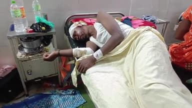 ठेठईटांगर: बिंतुका मोड़ के पास बाइक दुर्घटना में एक व्यक्ति हुआ घायल