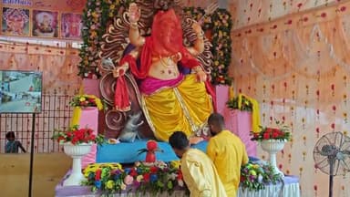 हज़ारीबाग: शहर के मंडई खुर्द में गणेश चतुर्थी महोत्सव का हुआ आयोजन।