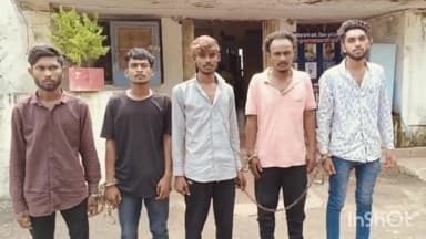 दुर्ग: हत्या की नीयत से पत्रकार पर हमला करने वाले पांच आरोपियों को पुलिस ने उतई से किया गिरफ्तार