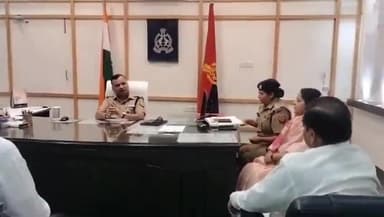 मुरादाबाद: देहात विधायक हाजी नासिर कुरैशी ने जनता की समस्याओं को लेकर एसएसपी से की मुलाकात