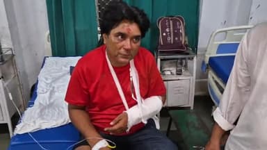 रामपुर: थाना भोट क्षेत्र के कोयली कोयला टोल के पास मोटरसाइकिल में हुआ पंचर अनियंत्रित होकर गिरी दो लोग हुए घायल