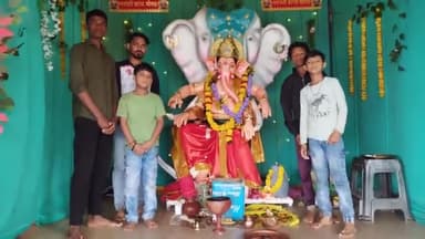 दंतेवाड़ा: लक्ष्मणपुर कैम्प किरंदुल में धूमधाम से मनाया जा रहा हैं गणेशोत्सव