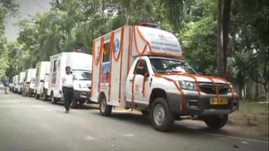 पटना ग्रामीण: एक अन्ने मार्ग से मुख्यमंत्री नीतीश कुमार ने मोबाइल पशु चिकित्सा कॉल सेंटर के शिलापट्ट का अनावरण कर उद्घाटन किया