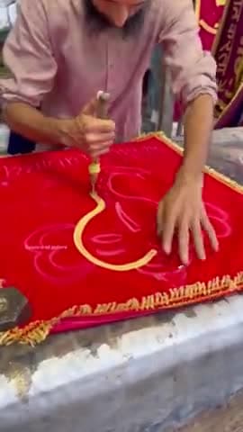 Amazing Hand Made Flex Printing Process