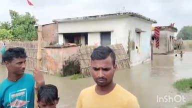 मिहींपुरवा: घाघरा नदी में बड़ा जलस्तर, सुजौली क्षेत्र में एक दर्जन गांव में घुसा बाढ़ का पानी
