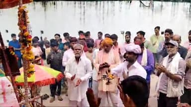 शाजापुर: तेजा दशमी पर शाजापुर में निकाला गया तेजाजी महाराज का चल समारोह, जगह-जगह किया गया स्वागत