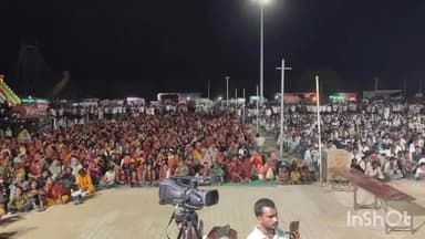 मूंडवा: खजवाना गांव के वीर तेजाजी मंदिर में विशाल भजन संध्या का हुआ आयोजन, नागौर सांसद भी पहुंचे