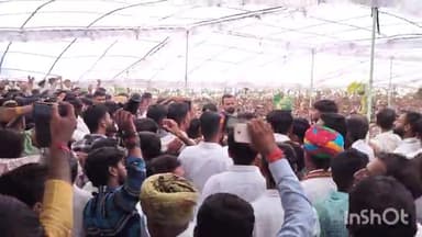 खींवसर: खरनाल गांव में वीर तेजाजी महाराज के मेले के दौरान धर्म सभा का हुआ आयोजन, सांसद हनुमान बेनीवाल भी पहुंचे