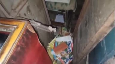 मथुरा: छत्ता बाजार में परचून की दुकान को चोरों ने बनाया निशाना फिल्मी अंदाज में की चोरी