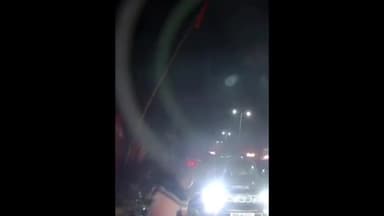 वाराणसी में बदमाशों ने सरेराह एयरपोर्ट अधिकारी की कार तोड़ी