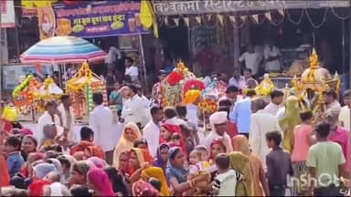 बकानी: बकानी धूमधाम व हर्ष उल्लास से मनाई जलझूलनी एकादशी