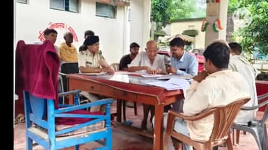 खोदावंदपुर: खोदावंदपुर थाना परिसर में साप्ताहिक जनता दरबार का किया गया आयोजन