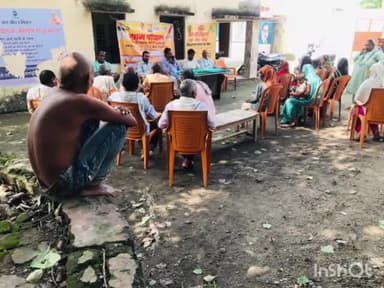 धनघटा: लहुरे गांव में ग्राम चौपाल का हुआ आयोजन, अधिकारियों ने सुनी ग्रामीणों की समस्या