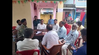 बिरनी: बिरनी थाना और भरकट्टा ओपी परिसर में शांति समिति की बैठक का किया गया आयोजन