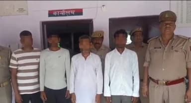 सासनी: सासनी पुलिस ने गाली-गलौज झगड़ा व मारपीट के मुकदमे में फरार चल रहे 5 वारंटी अभियुक्तों को अलग-अलग स्थान से किया गिरफ्तार