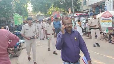 बिहिया: ईद मिलाद उन नवी की पूर्व सांध्य पर बिहिया प्रशासन ने किया फ्लैग मार्च