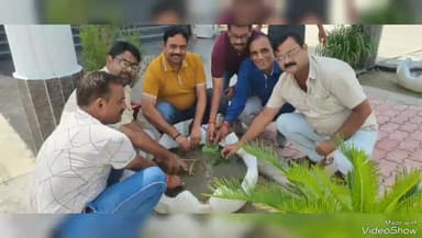 खबर औरैया से एक विचित्र पहल संस्था के पर्यावरण प्रहरी मनीष पुरवार ने जिला अधिकारी से की शिष्टाचार भेंट