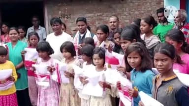 ओरमांझी: ओरमांझी प्रखंड के विभिन्न स्थानों पर सरना साड़ी का किया गया वितरण